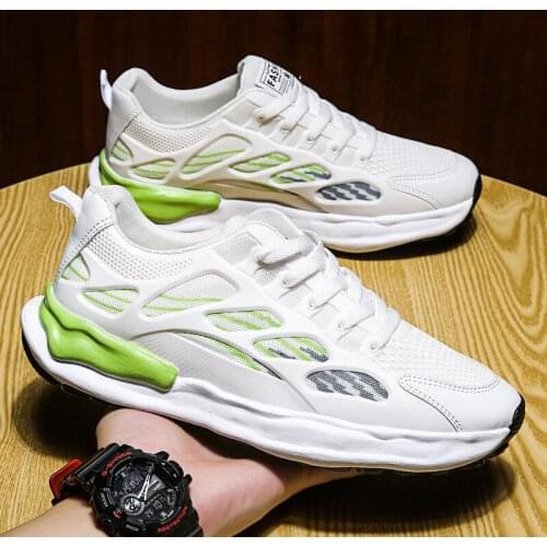 2021 Classic Mens Casual Shoes Breathable lace-up non-slip youth trend shoes Mesh mesh sports casual shoes Zapatos De Hombre