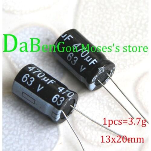 63v 470uf 100% Original New Electrolytic Capacitor Capacitance Radial 13x20mm (300pcs)