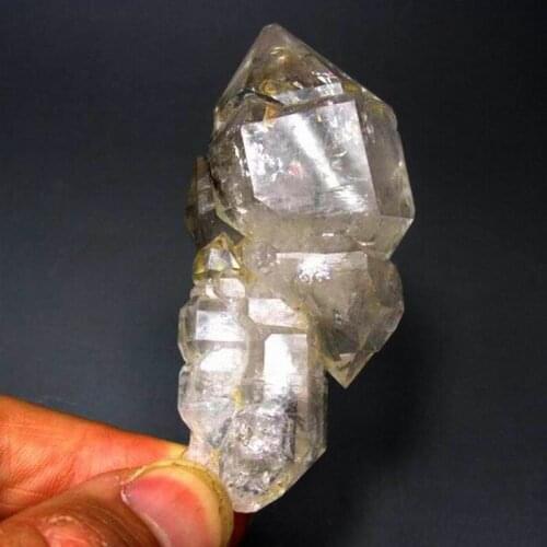 70g Elestial Skeletal Quartz Cluster DT - crystals and stones healing Mineral specimen Home Decor feng shui decoration G0034