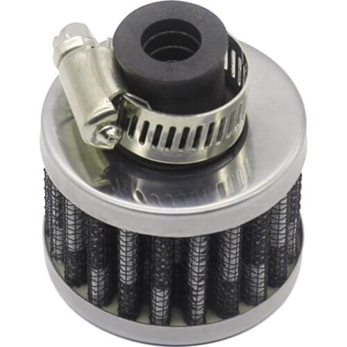 Automotive Induction Air Filter 0.5'' Cold Air Filter Intake Cleaner Induction Kit Round for Car Vehicle Truck