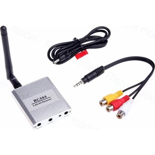 RC305 5.8G 8CH 200mW 8 Channel Audio/Video Wireless Receiver RX For FPV Flight-model