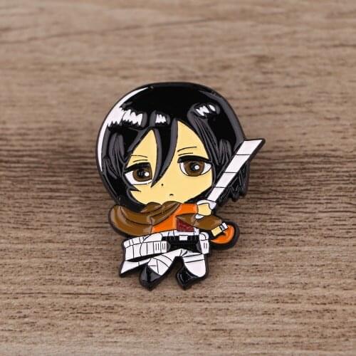 BG1451 Creativity Anime Figures Cute Enamel Pins Badges for Backpack Collar Lapel Pin Hat Jewelry Collection Gifts for Friends
