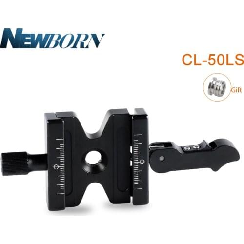 Sonovel Quick Release Plate Clamp Adjustable Lever Knob-Type 1/4"&3/8" Hole for Arca Swiss Ball Head Tripod free shipping