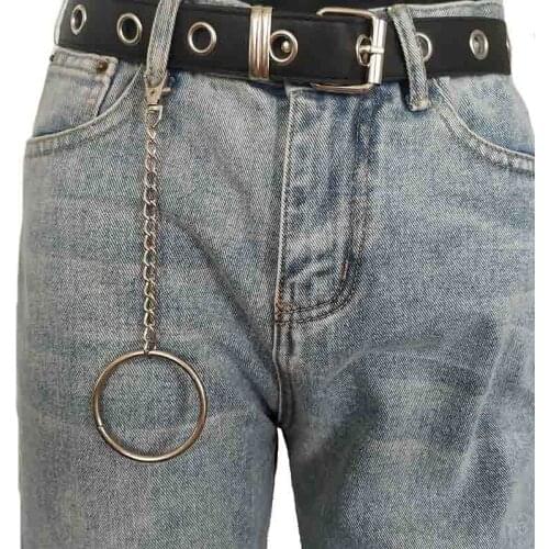 Punk KeyChains for Multi Layer Belt Waist chains Hip Hop Hook hiphop Jewelry