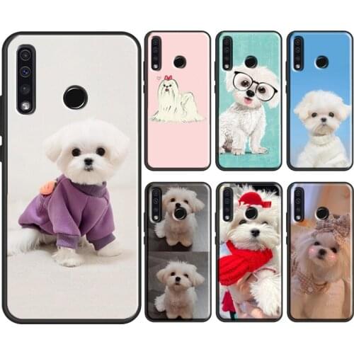 Maltese Dog Puppy Cute For Huawei Honor 10i 10 Lite 7X 8X 9X 10X Lite 8A 9A 8S 9S 4C 6C 7C 7A 20 Pro Phone Case