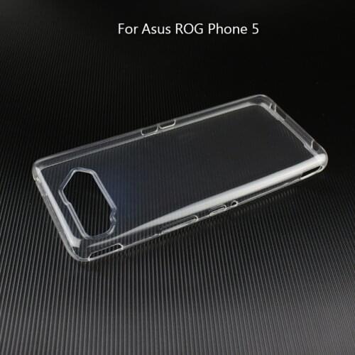For Asus ROG Phone 5 Phone5 6.78" New Ultra Thin Soft TPU Silicon Gel Transparent Camera Protect Case Back Cover