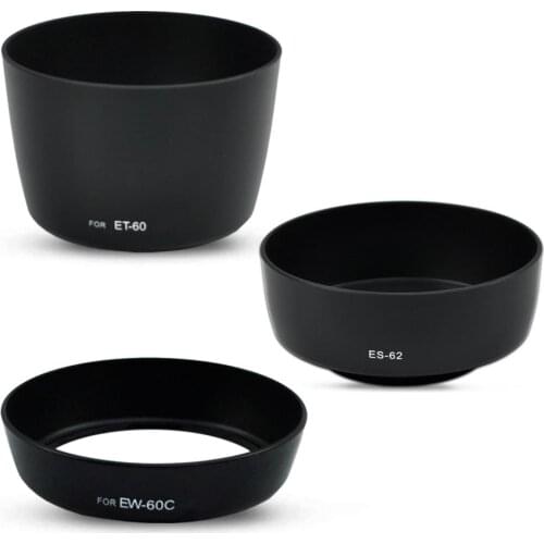 EW-60C + ET-60 + ES-62 camera Lens Hood Set for CANON EF 18-55mm 55-250mm 50mm f1.8 II