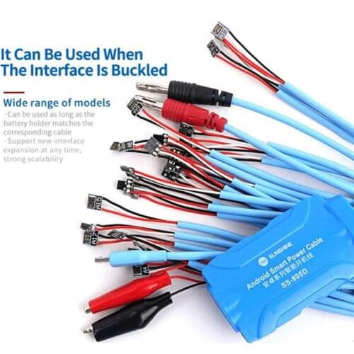 Power Supply Cable for iPhone 5- 11 Pro Max Android ON/OFF Service Detection Line Automatic Recognition Phone Test Repair Tools