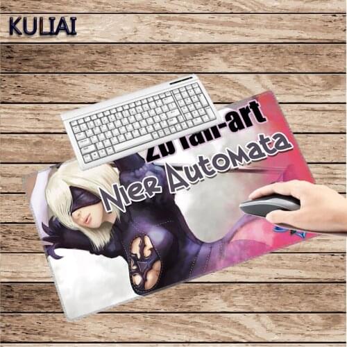 XGZ 2b Girls Anime Wallpaper Game Mouse Pad 30X60to40X90cm Size Sexy Nier Automata Player Large Mats for Office Family Desk