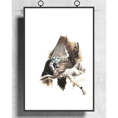 L026 The Phantom of the Opera (1926) Movie Silk Fabric Poster Art Decor Indoor Painting Gift