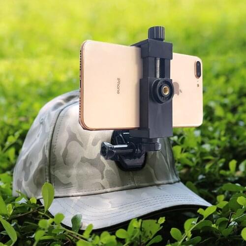 Mobile Phone Head Mount Harness Strap Holder Adjustable Universal Head Body Harness Phone Clip Holder for Cellphones