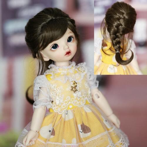 Fashion doll Accessories BJD SD Wig High Temperature Fiber/synthetic Mohair/Mohair doll hair Lovely bjd wig for 1/6 Bjd SD Doll