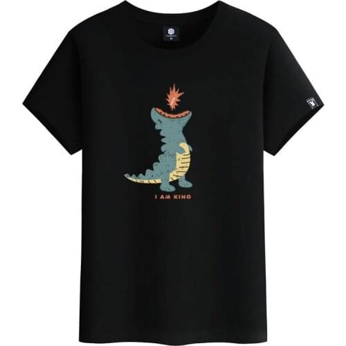 2021 New Summer Plus Size Loose Casual Street Style O-neck Casual Stretch Cotton Men Cartoon Short Sleeved T-shirt Free Shipping