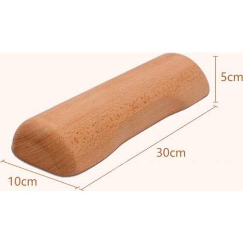 Neck massage pillow neck pillow Solid wood blocking the original wooden sleeper Adult health care pillow Body massager