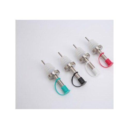 Wine bottle stopper with multi-function flavoring. Wine stopper with stainless steel spout