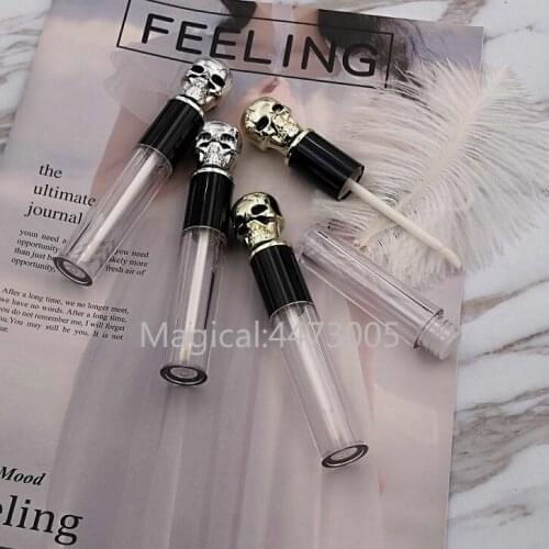 6ml 10/30/50pcs Empty Lip Gloss Tube DIY Lip Gloss Container Transparent Plastic Refillable Bottles Cosmetic Lipgloss Bottle