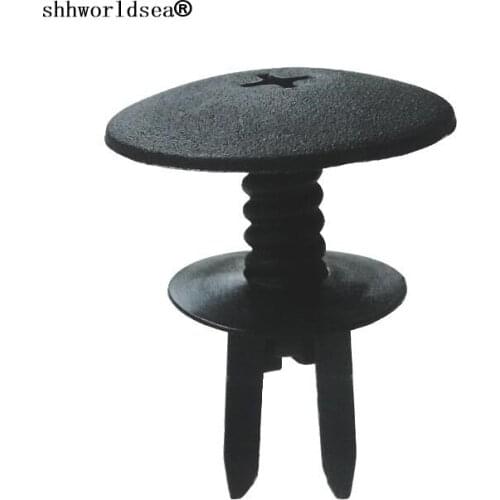 Shhworldsea 100 Pcs for Volkswagen Plenum Push Type Clip Nylon Retainer for VW 1H0-819-055-C01C Push-Type Retainer