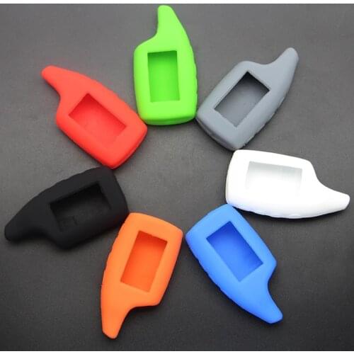 M5 Silicone Case Keychain for Russian Scher-Khan Magicar 5 2-Way Car Alarm LCD Remote Control /Scher Khan M5 M902F/M903F Key Fob