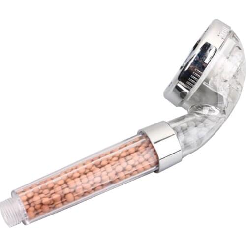 High Pressure Turbo Shower Head Bathroom Powerful Energy Water Saving Filter Water Saving Shower Head Bathroom Accessories