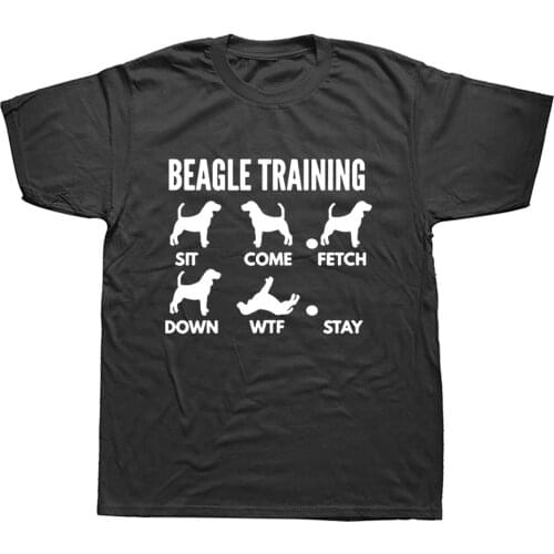 Funny Love Terrier Dachshund Greyhound Animal Graphic Fashion New Cotton Short Sleeve T Shirts O-Neck Beagle Tricks Dog T-shirt