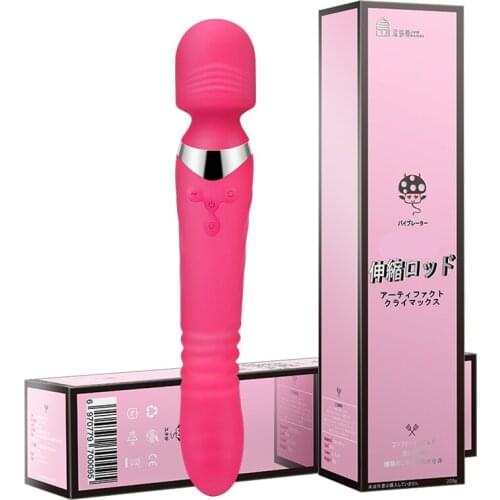 Heating Stretch Dildo G Spot Vibrator for Woman Powerful Adult Sex Toys Personal Clit Massager Magic Wand AV Vagina Stimulator