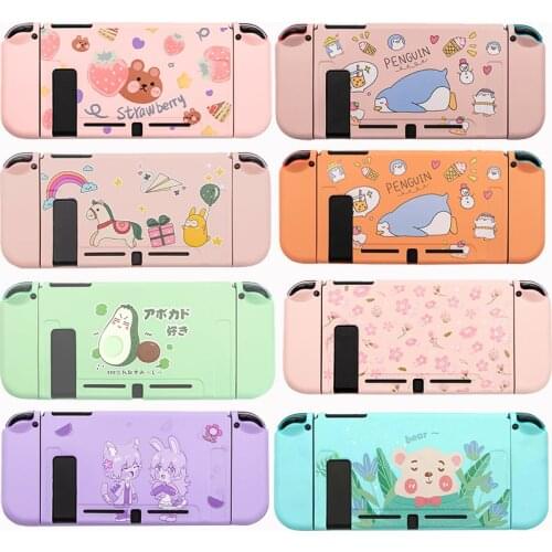 Protective Case For Nintendo Switch Game Console Colorful Soft TPU Waterproof Shell Cover for Nintendo Switch