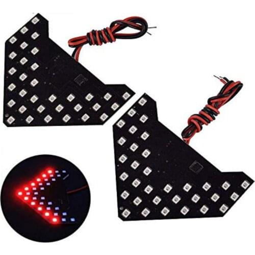 1PCS 33SMD Sequential LED Dynamic Arrows LED Arrow Panel For Car Rear View Mirror Indicator Turn Signal Light Car LED