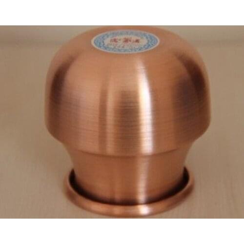 1Pcs red copper Cups Therapy Body Cupping Massage Set acupuncture Medical Vacuum Stress Relief Health Care 4.5cm x 6cm