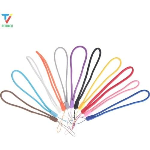 1000pcs/lot Nylon Round Straps Hand Wrist Lanyard Holder for Digital Camera Usb Mp5 Flash Drive Lanyard Smart Phone Case cheap