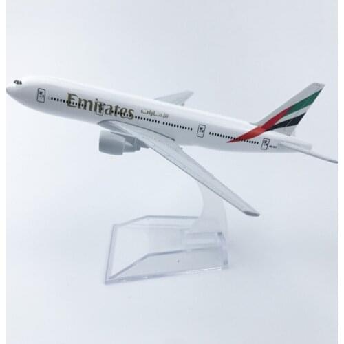 16cm UAE 777 Alloy Aircraft Model Metal Aircraft Model Diecast Aircraft Toys Airplane Airliner Kid Gifts Collectible