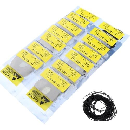 1900pcs O Watch Back Gasket Rubber Seal Washers Replace O-rings Parts