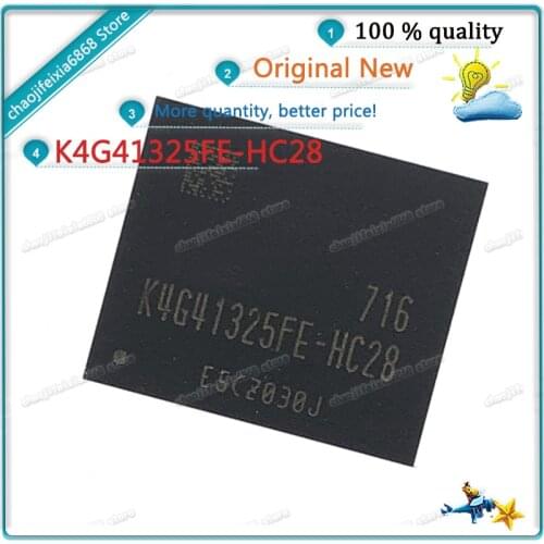 4pcs-8pcs/lot!K4G41325FE-HC28 BGA K4G41325FE HC28 NEW ORIGINAL