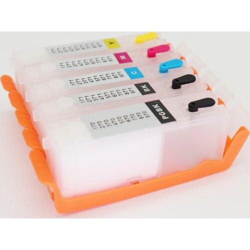 5PCS PGI-970 CLI-971 refillable ink cartridges For canon MG5790 MG5795 TS5090 TS8090 with ARC chip pgi970 ink cartridge