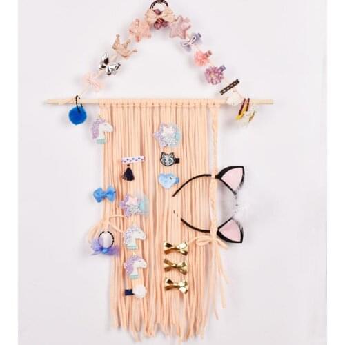 Girls Hair Bow Holder Hair Bows Storage Belt Barrette Holders DIY Hair Accessories 12 Color Options