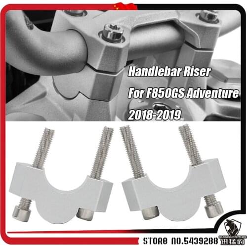 For BMW F850GS F 850 GS F850GS Adventure 2018 2019 Motorcycle CNC Handle Bar Clamp Raised Extend Handlebar Mount Riser f850gs