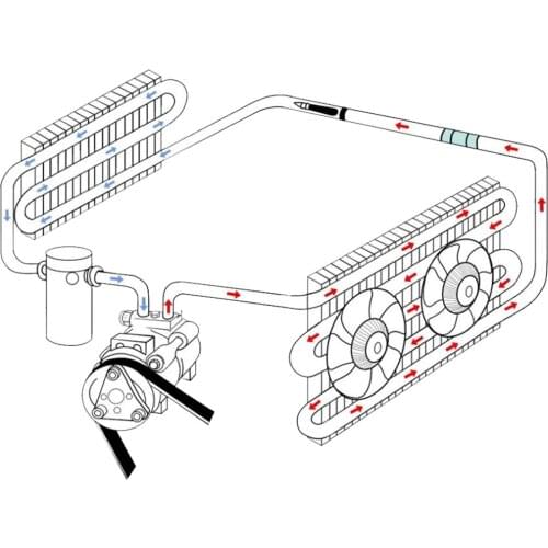 4.5MPa high quality 3m3/h normal close solenoid valve is in installed on EVI pipeline air source heat pump to switch on/off ECO