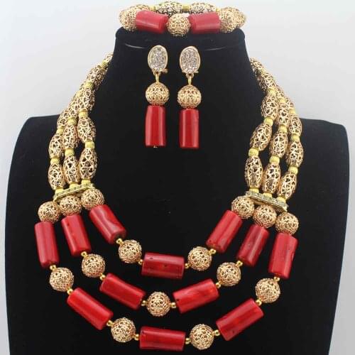 Beautiful Purple Coral Beads Nigerian wedding Beads Jewelry Set African Costume beads Jewelry Set Free Shipping W13669