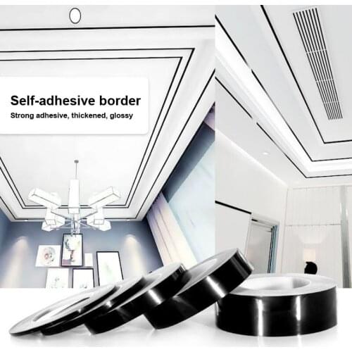 Beautiful side line self-adhesive plaster line ceiling decoration beautiful side strip living room decoration beautiful strip