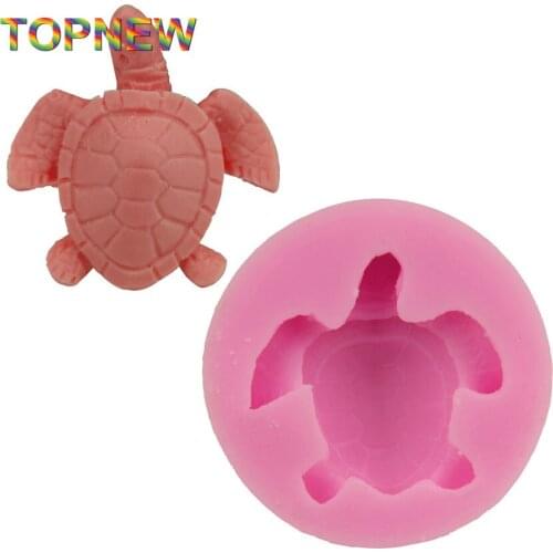Small Turtles Fondant Cake Baking Mold Food Grade Silicone DIY Cake Decorating Tools 2929