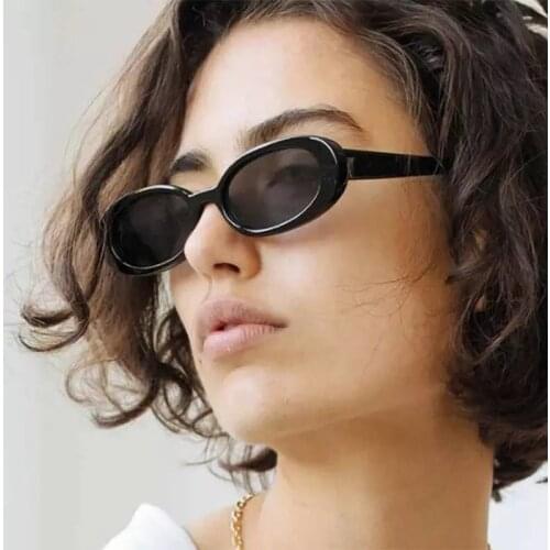 HKNA 2021 Small Sunglasses Women Luxury Brand Sun Glasses for Women/Men Candy Color Round Eyeglasses Vintage Oculos De Sol UV400