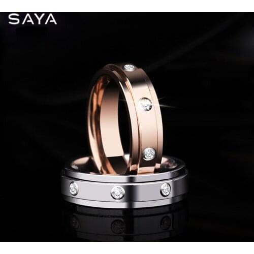 Men Rings, 6mm Width Tungsten Carbide Rings with Three PCS for Men Womens Wedding, Customized, Free Shipping