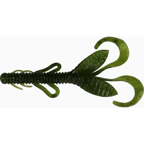 BassLegend- Fishing Soft Plastic Bait Shad Worm Craw Fish Bass Pike Lure 110mm/6.5g 4 pcs