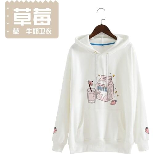 Autumn and winter new Mori girl long sleeve hooded Sweatshirts cute campus style students male and female Hoodies