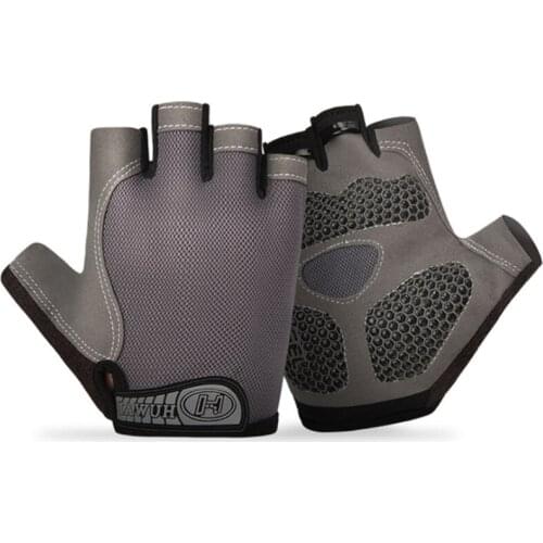 Outdoor Sports Cycling MTB Bike Gloves Wear-resistant Half Finger Gym Fitness Gloves Men Bicycle Motorcycle Gloves Bike Parts