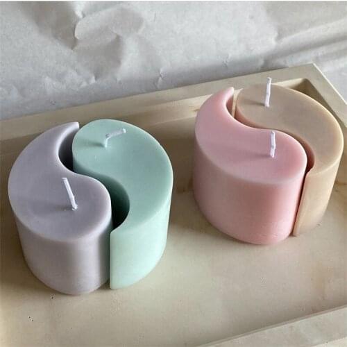 DIY Variety Styles Candle Mold Flower Emboss Heart Shape Silicone Candle Making Mold Handmade Soap Aromatherapy Crafts Decor