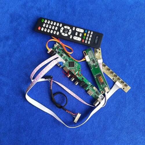 HDMI-compatible USB AV VGA Analog Signal 1CCFL LVDS 30 Pin Kit LCD drive controller card 1280*768 For B131EW01/QD13WL01/QD13WL02