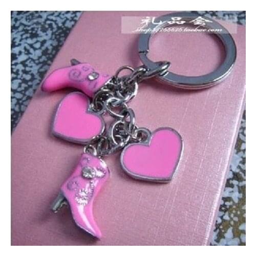 High heels minion keychain high quality llaveros key finder creative chaveiro feminino portachiavi free shipping wholesale