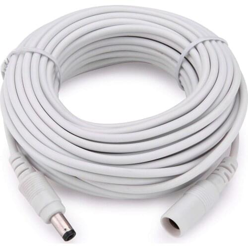 Uvusee cctv 10m(30ft) 2.1x5.5mm Dc 12v Power Extension Cable for Cctv Security Cameras Audio Camera Ip Camera Dvr Standalone