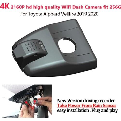 Hd 1600P Easy Installation Car DVR WIFI Dash Camera Video Recorder Dash Cam camer For Toyota Alphard Vellfire 2019 2020 2021