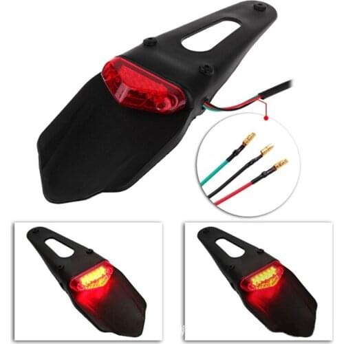 Superior Quality Motorcycle LED Tail Light Rear Stop Brake Lamp Universal for Enduro CR EXC WRF 250 400 426 450